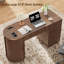 Bureau de direction moderne 57,9 po Mid-Century-1305444042