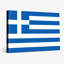 Drapeau de la Grèce sur toile - fierté nationale grecque, art mural-133572637