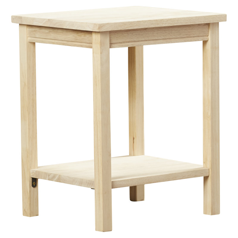 Manatuto Solid Wood End Table