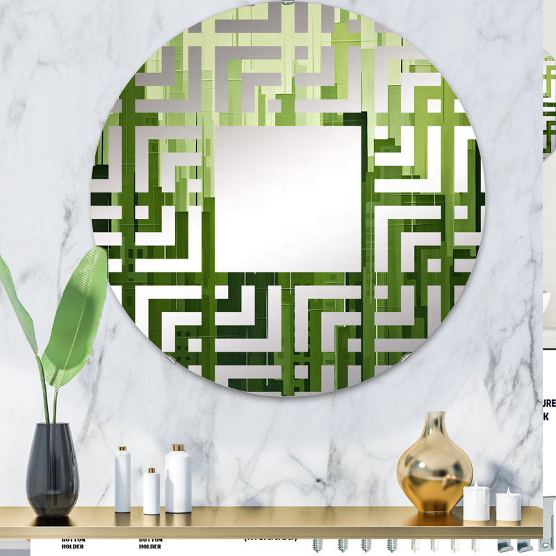 Miroir d'appoint Fern, 31,4 po x 31,4 po