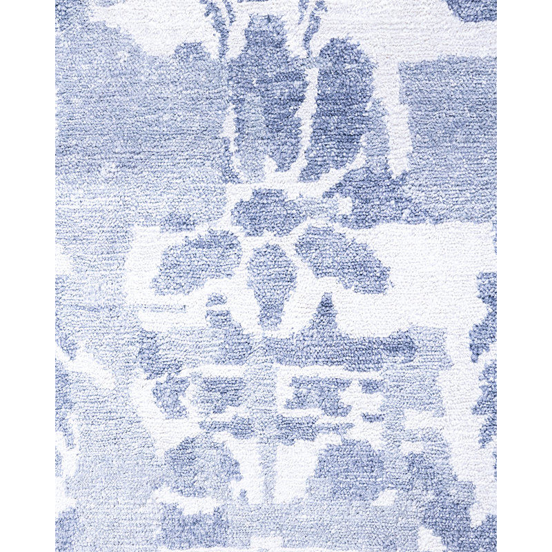 Overdyed One-of-a-Kind Rectangle 8'3" X 10'2" Hand Knotted Area Rug