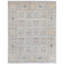 Hand Knotted Wool Area Rug in Cream