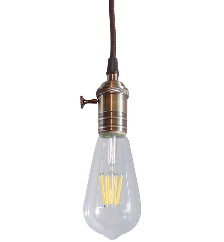 Chiasson 1 - Light Brown Single Pendant