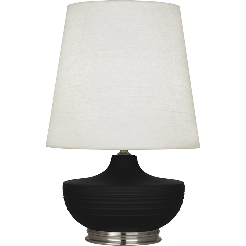 Nolan Table Lamp, Dark Antique Nickel/Matte Dark