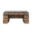 Bureau double 70 po avec 2 tiroirs-classeurs, ports USB et prises de courant-1785138183