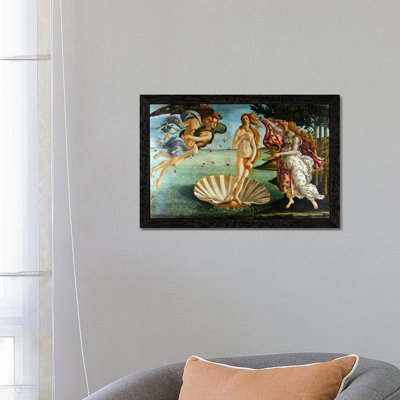 Birth Of Venus by Sandro Botticelli - Floater Frame Painting on Canvas
