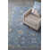 Greer Hand-Tufted Microloop Pile Wool Traditional Medallions Area Rug Blue Tan Ivory