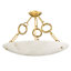Alabaster Semi Flush Mount