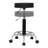 Courville Adjustable Height Industrial Stool with Footrest