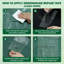 Ensemble de 4 rubans de réparation transparents pour serre 4 po x 10 po