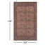 Banaras Hand Knotted Wool Oriental Area Rug in Brown-1296472507