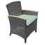Bella Wicker Outdoor Dining Armchair-65091714-65091716