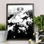 Hong Kong City Map - No Frame Print-578415285