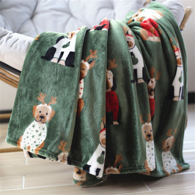 Couverture pour animal en flanelle de qualité supérieure