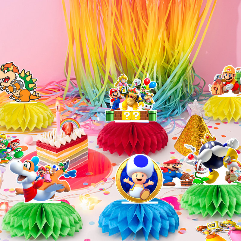 Centres de table en nid d'abeille Mario