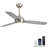 52''  3 - Blade Modern Dimmable Ceiling Fan with Remote Control and LED Light-2024433148-2024433139