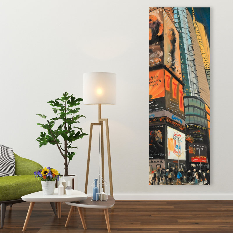 Toile illuminée de la rue New York City | Décoration contemporaine