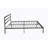 Metal Bed Frame with Headboard-1767916709