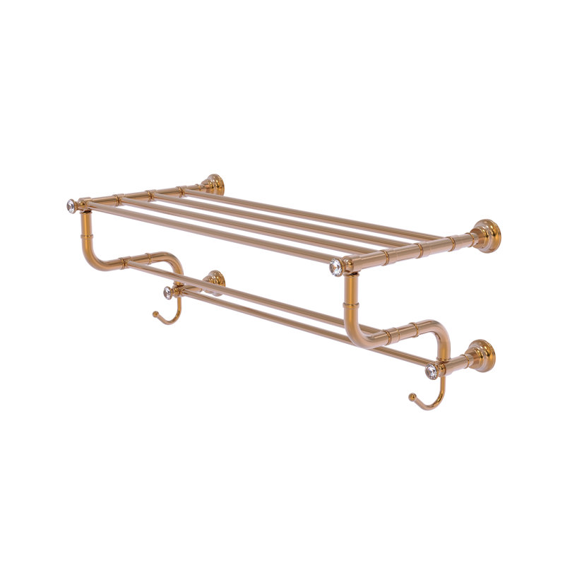 Porte-serviettes mural Freyja, Bronze brossé, H 10,6 po x l 26 po x P 12,5 po
