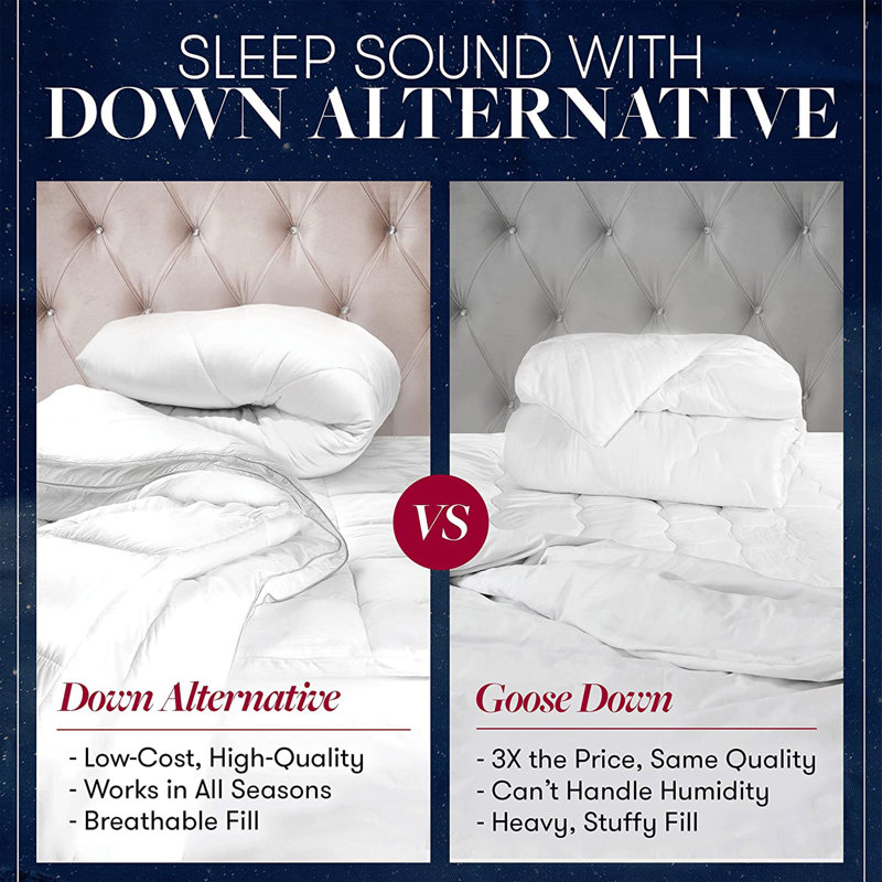 All Season Microfiber Down Alternative Comforter