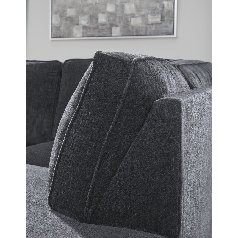 Canapé modulaire 2 pièces avec méridienne Altari, Orienté à gauche (vu de face)