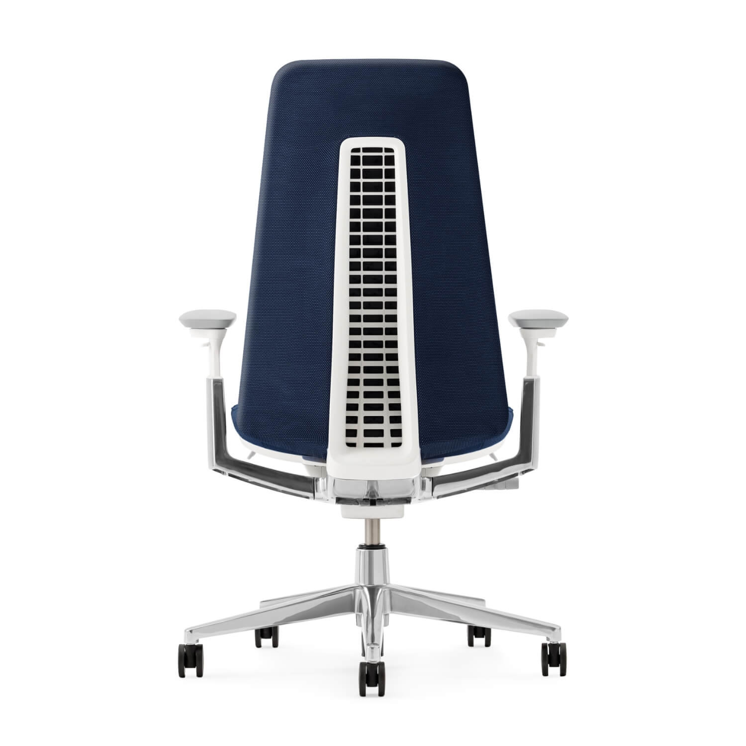 Fern Office Chair with Lumbar Support, No, Navy