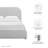 Keynote Upholstered Fabric Curved Platform Bed-101181370-101181374