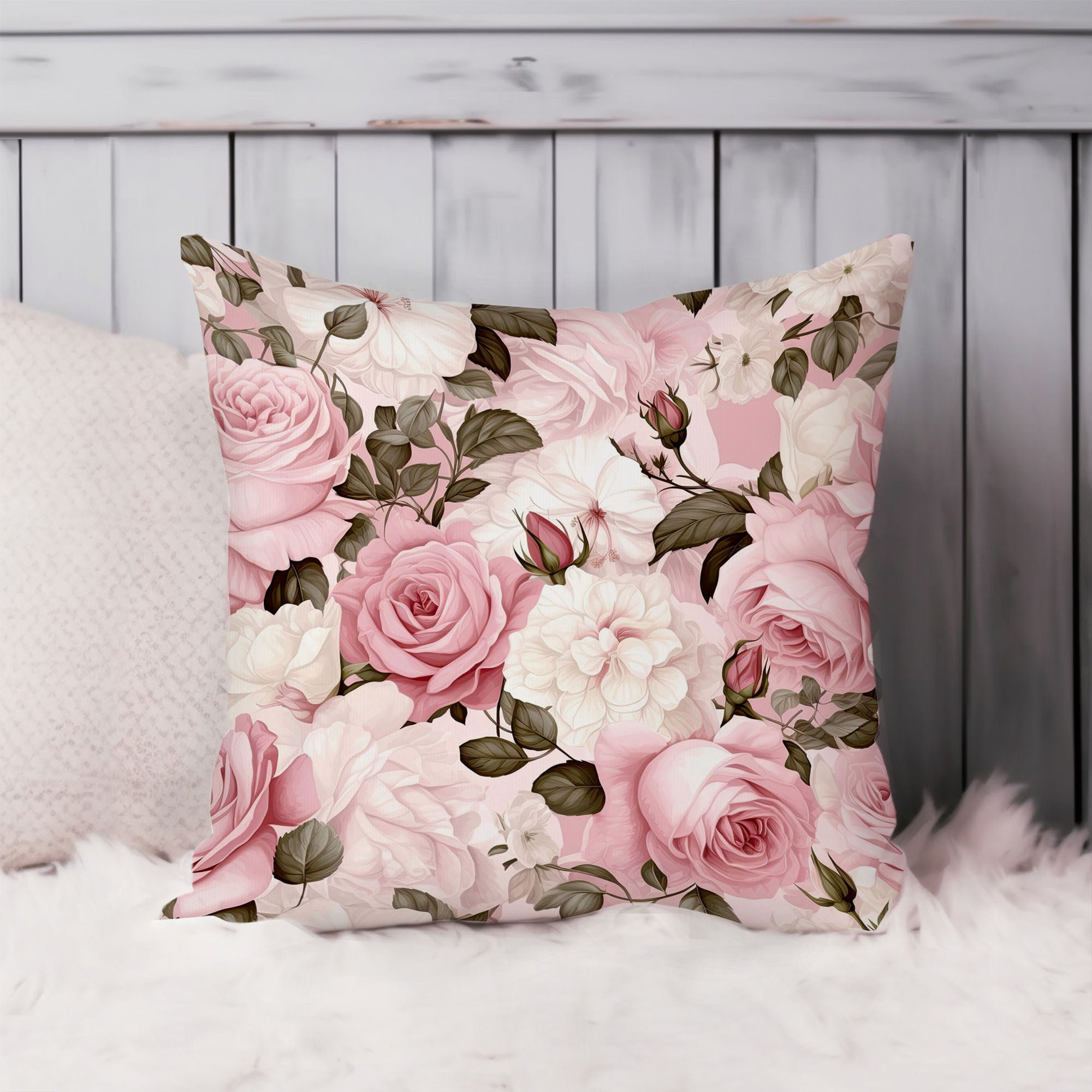Ethan Taylor Floral Muted Pink Roses XII Glam Flowers | Wayfair