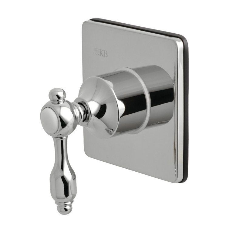 Kingston Brass Tudor Single-Handle Wall Mount Three-Way Diverter Valve with Trim Kit