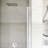 34"W X 72" H Pivot Semi-Frameless Shower Door in Brushed Nickel Finish-112343072