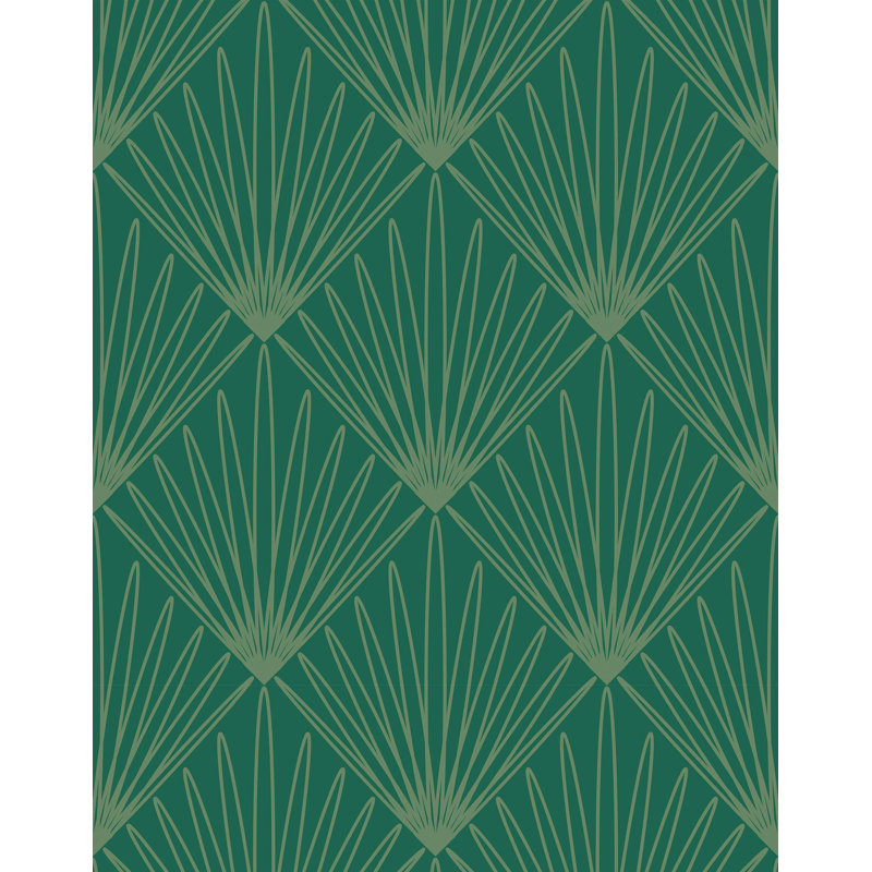 Puneeth 7m x 75cm Wallpaper Roll, Green