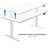 Dual Motor Electric Standing Desk With  Tabletop --955112942-955112947