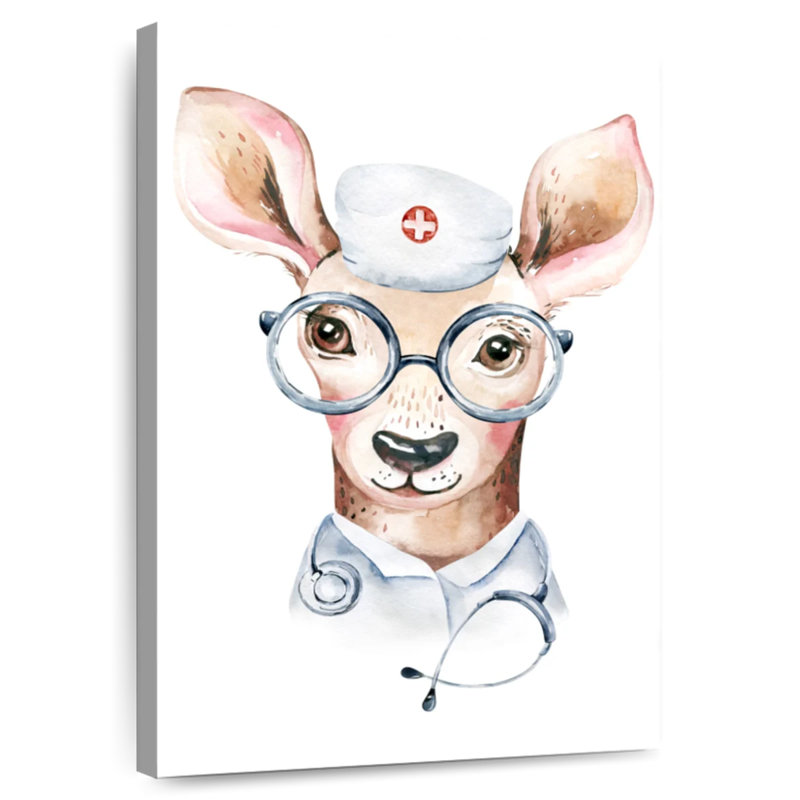 Ketti Doctor Deer, H 45 po x l 30 po