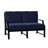Seal Cove 51.75'' Wide Aluminum Loveseat with Cushions-1560780345-1560777416