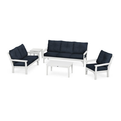 Vineyard 5 Piece Deep Seating Set