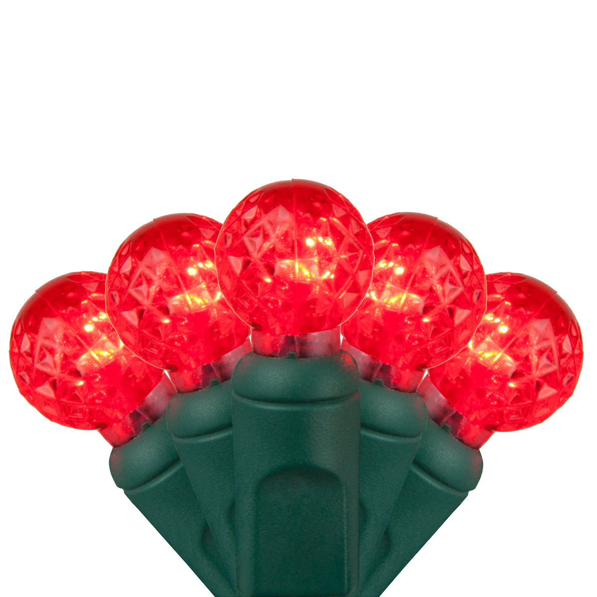 70-Light LED Mini Globe String Lights, Red