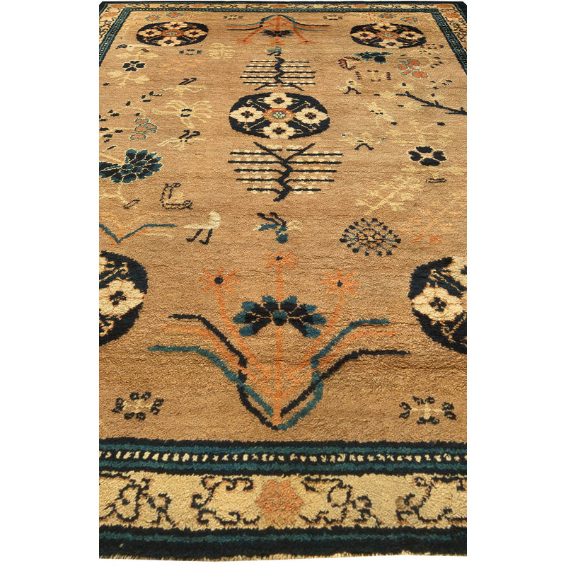 Vintage One-of-a-Kind Rectangle 4' X 6'2" Area Rug