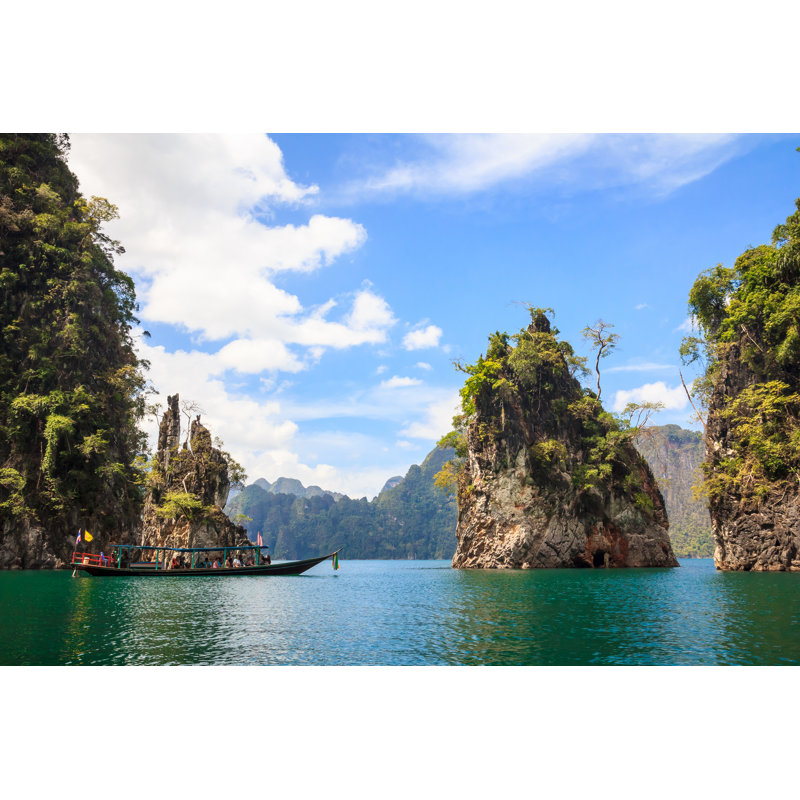 Rocks In Khao Sok National Park - Wrapped Canvas Print, 30cm H x 46cm W x 3.8cm D