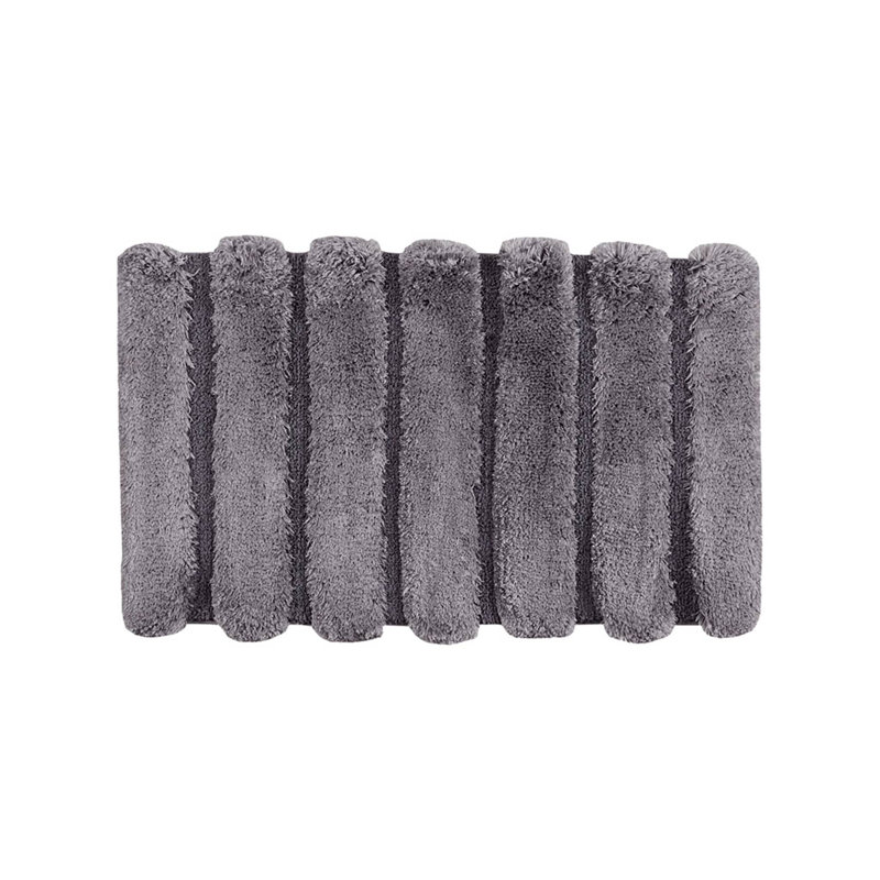 Tapis pour salle de bain gris perlé 1500g / m² 1500g / m², Gris, L 21 po x L 34 po
