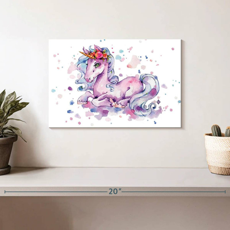Sweet Unicorn, 8" H x 12" W