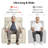 Oversized Dual Motors Lay Flat Power Recliner Lift Chair, for Heights 5'9''-6'7" Big and Tall People, Faux Leather-676954325