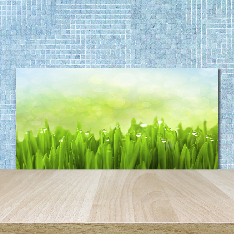 50cm W x 100cm L Glass Peel and Stick Panel