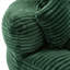 Pouf en velours côtelé, 3 coussins, dossier haut, ergonomique, mousse haute densité, idéal pour la sieste dans la chambre, grande taille, convient aux adultes et au revêtement de sol, parfait pour se détendre dans le salon
