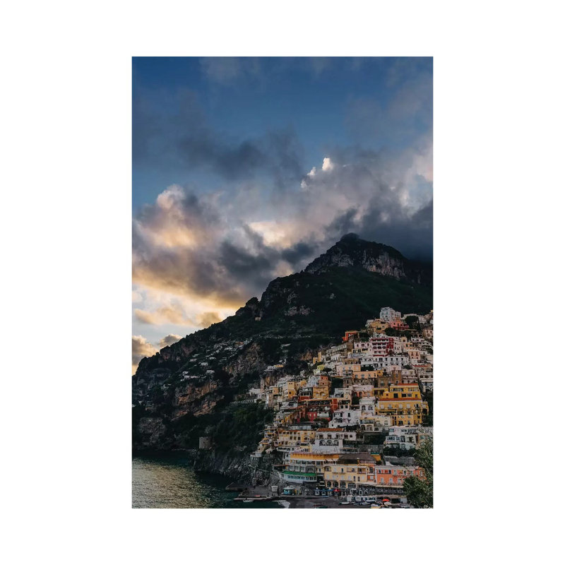 Positano Sunset V by Bethany Young - Print on Canvas, Wrapped Canvas, 66.04cm H x 45.72cm W x 3.81cm D