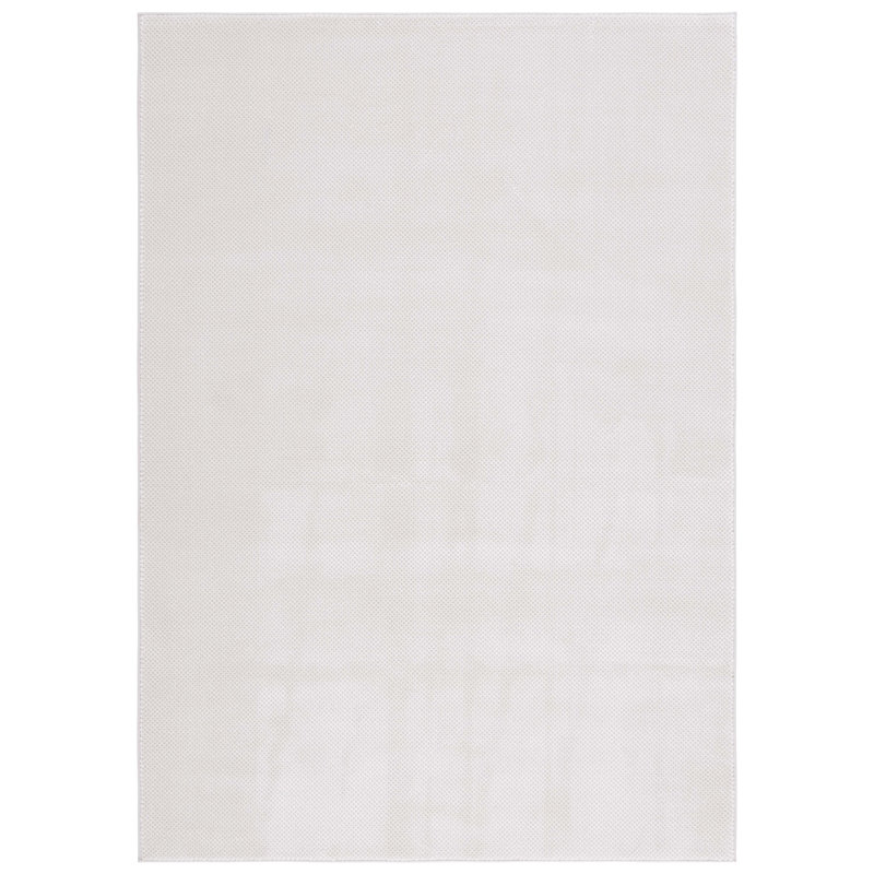 Tapis beige en polyester / polypropylène tissé à la machine Berkely, Rectangle 4 pi x 6 pi