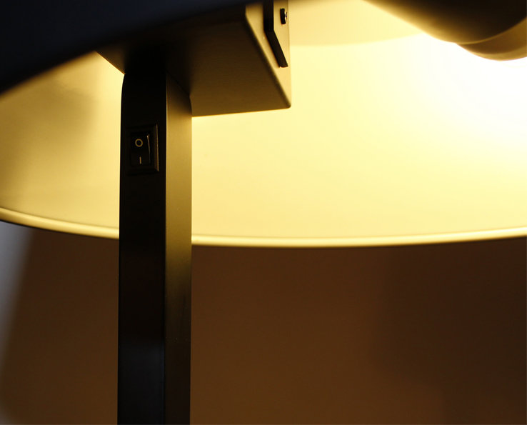 Carry Table Lamp, Matt Black, 16.5" H x 10.2" W x 10.2" D
