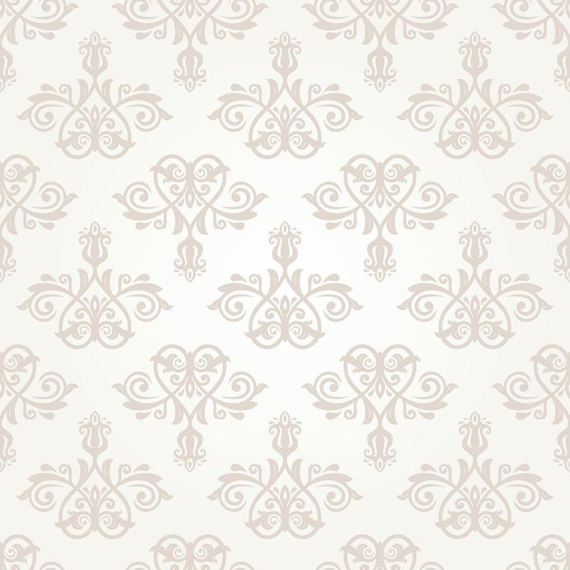 Renfrow Peel & Stick Damask Tile, 126" L x 24" W