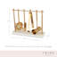 Bar Tool Set in Gold & Marble