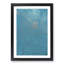 Blue Twilight Circuits - Picture Frame Graphic Art-62806466-62806465