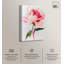 Art floral rose pastel sur toile rose-107411169-107411177